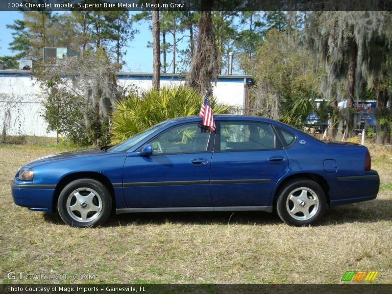 Superior Blue Metallic / Medium Gray 2004 Chevrolet Impala