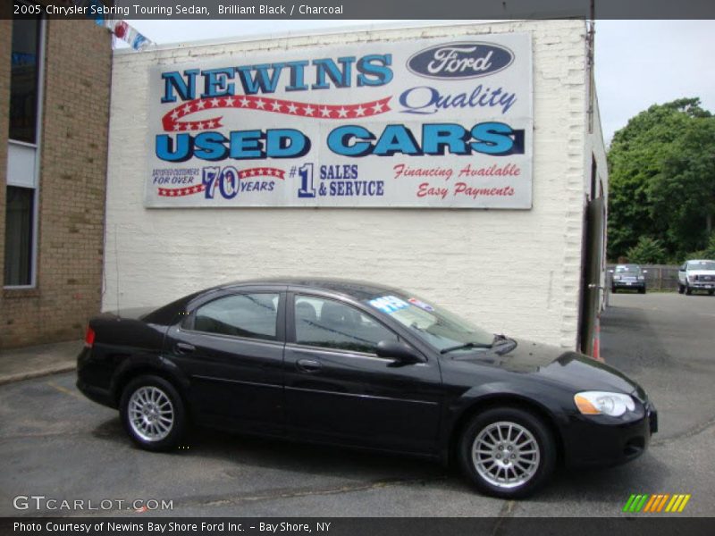 Brilliant Black / Charcoal 2005 Chrysler Sebring Touring Sedan