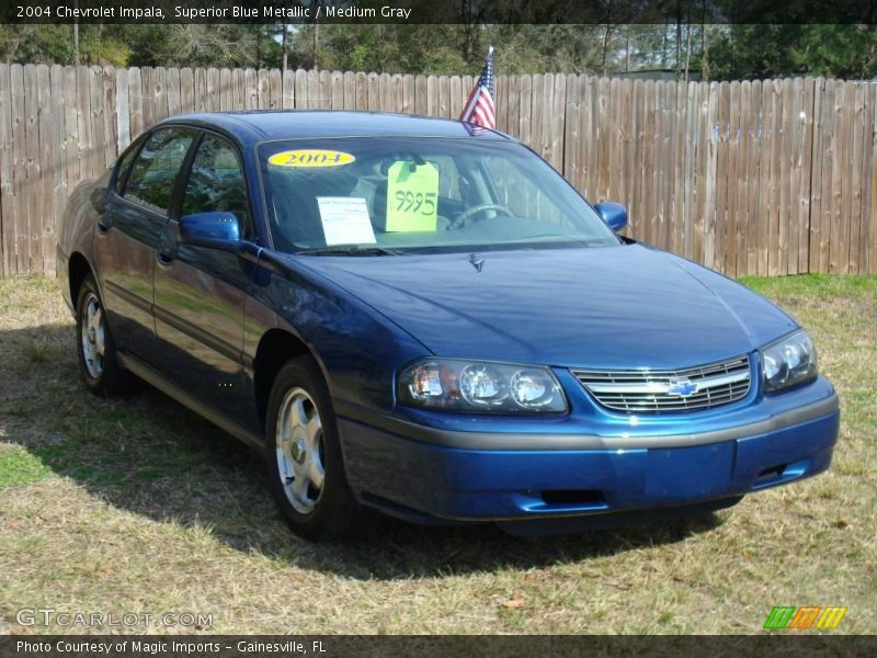 Superior Blue Metallic / Medium Gray 2004 Chevrolet Impala
