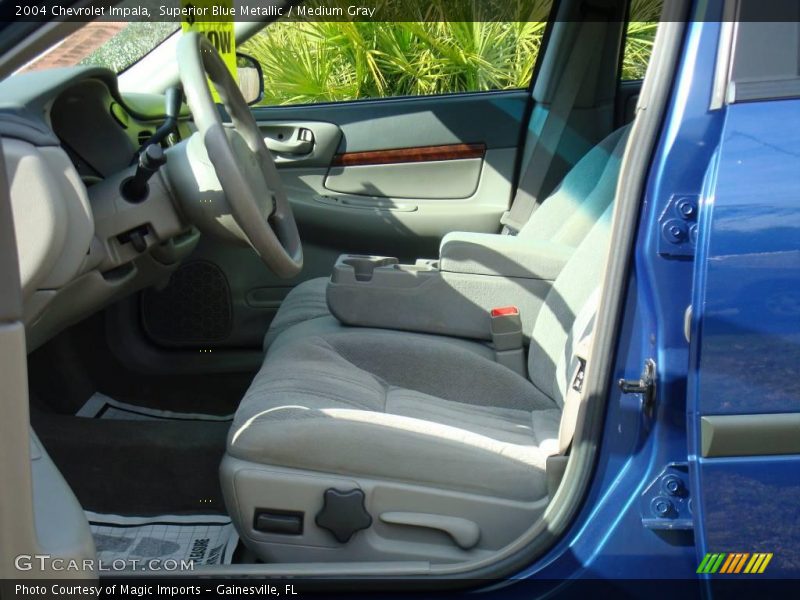 Superior Blue Metallic / Medium Gray 2004 Chevrolet Impala