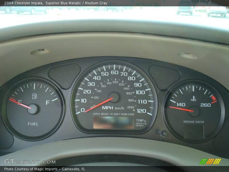 Superior Blue Metallic / Medium Gray 2004 Chevrolet Impala