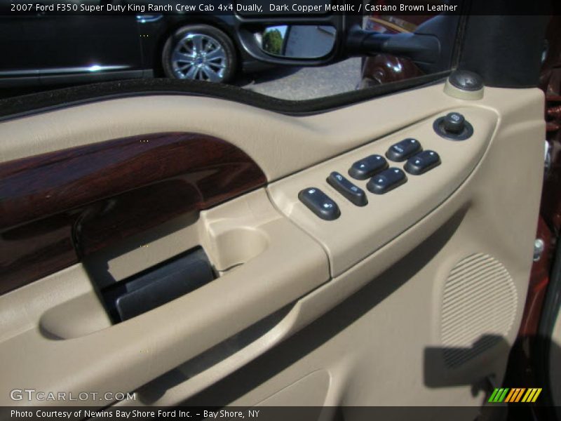 Dark Copper Metallic / Castano Brown Leather 2007 Ford F350 Super Duty King Ranch Crew Cab 4x4 Dually