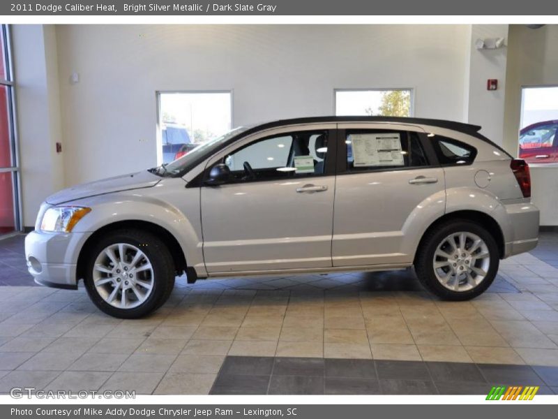 Bright Silver Metallic / Dark Slate Gray 2011 Dodge Caliber Heat