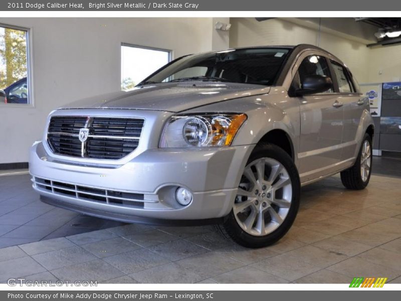Bright Silver Metallic / Dark Slate Gray 2011 Dodge Caliber Heat