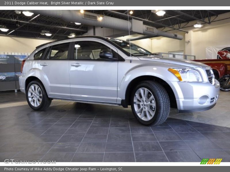 Bright Silver Metallic / Dark Slate Gray 2011 Dodge Caliber Heat
