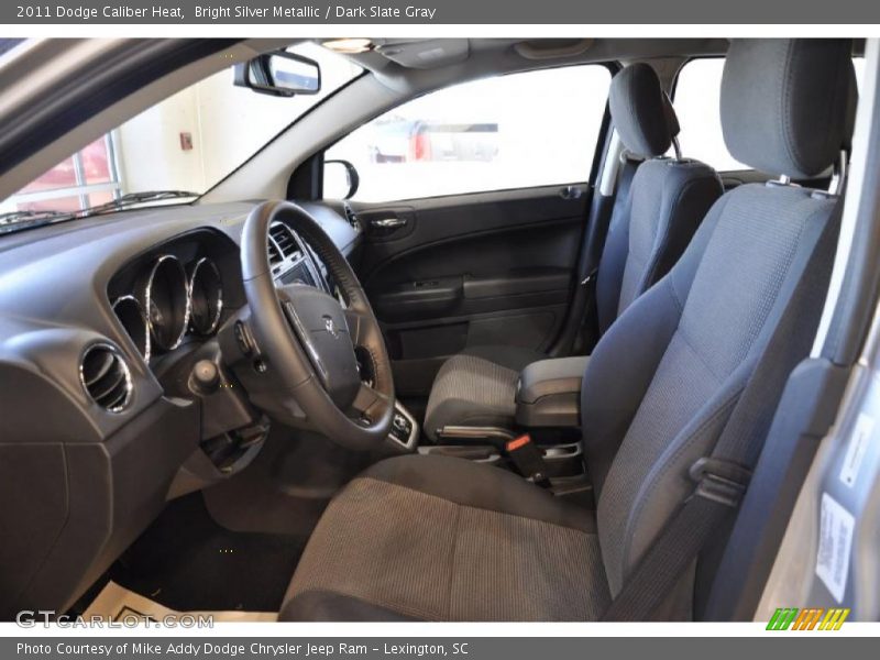 Bright Silver Metallic / Dark Slate Gray 2011 Dodge Caliber Heat
