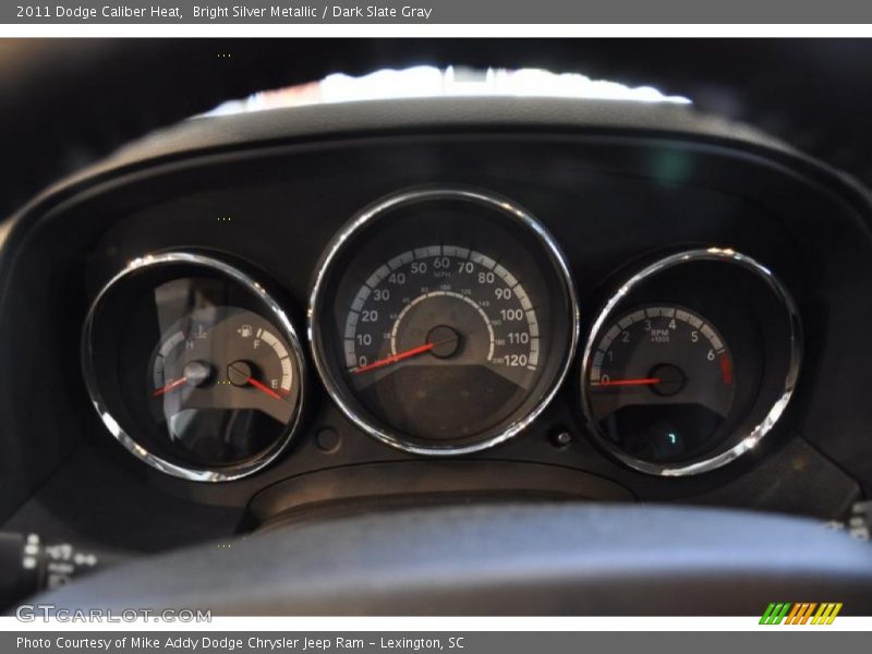 Bright Silver Metallic / Dark Slate Gray 2011 Dodge Caliber Heat