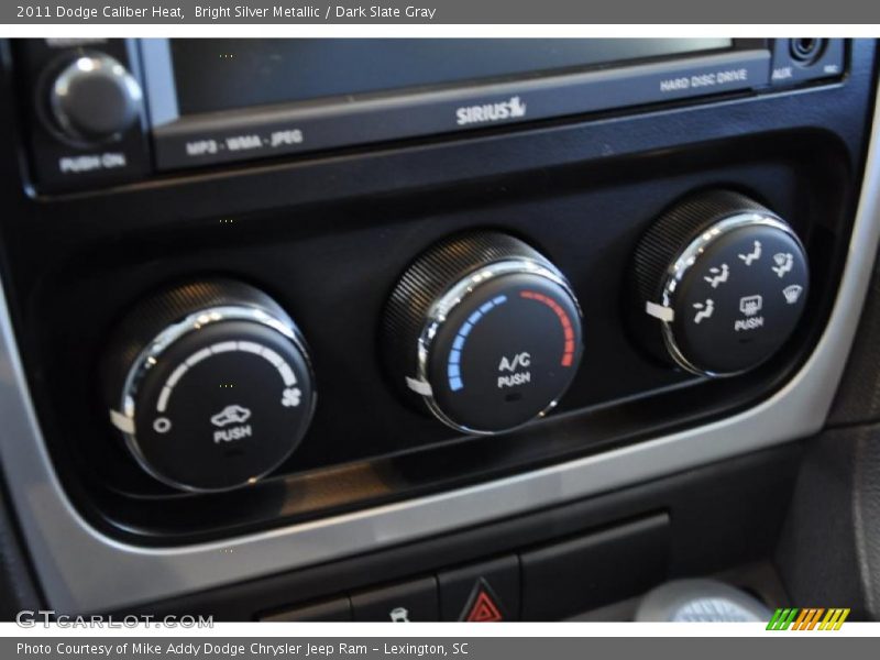 Bright Silver Metallic / Dark Slate Gray 2011 Dodge Caliber Heat