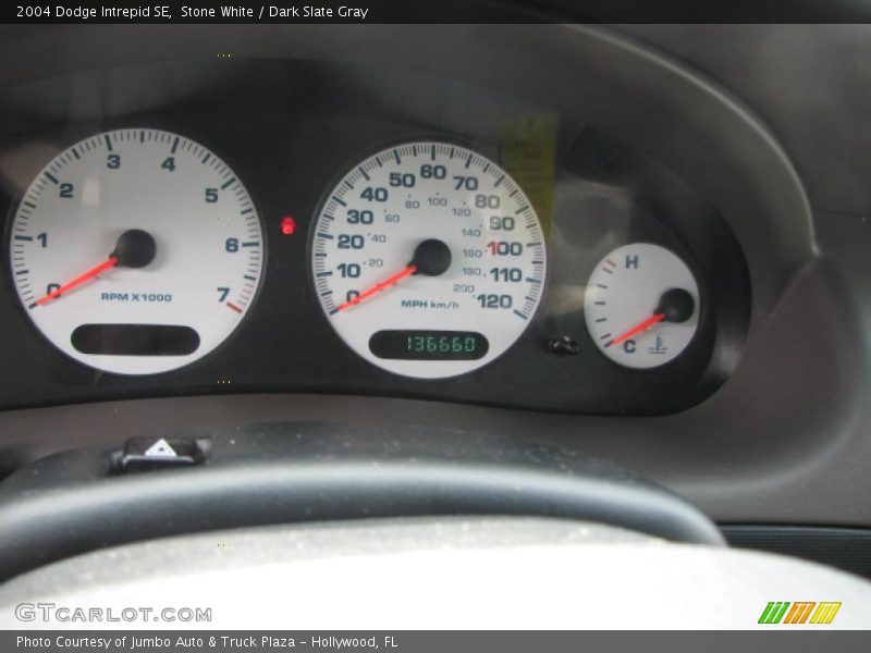 Stone White / Dark Slate Gray 2004 Dodge Intrepid SE