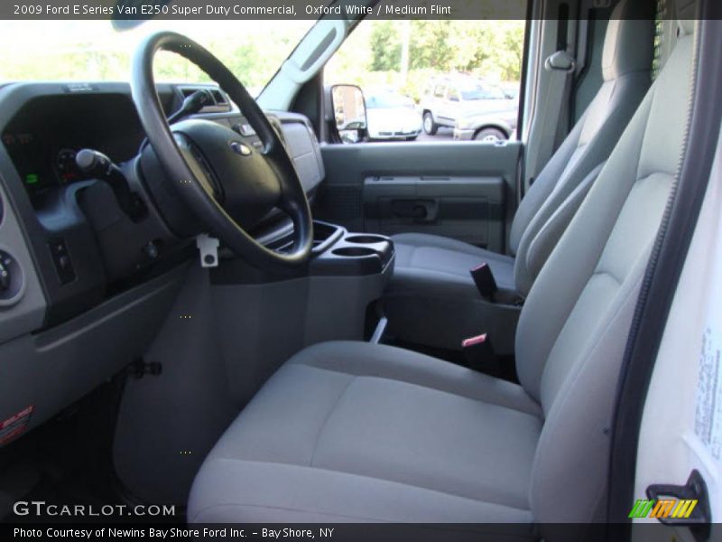 Oxford White / Medium Flint 2009 Ford E Series Van E250 Super Duty Commercial