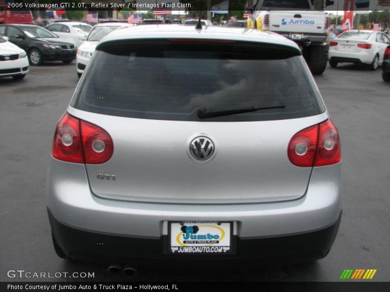 Reflex Silver / Interlagos Plaid Cloth 2006 Volkswagen GTI 2.0T