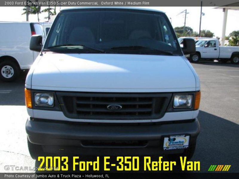 Oxford White / Medium Flint 2003 Ford E Series Van E350 Super Duty Commercial