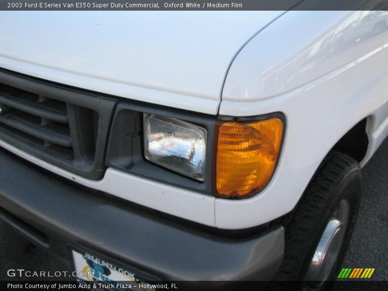 Oxford White / Medium Flint 2003 Ford E Series Van E350 Super Duty Commercial