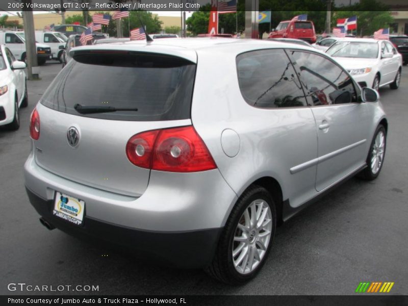 Reflex Silver / Interlagos Plaid Cloth 2006 Volkswagen GTI 2.0T