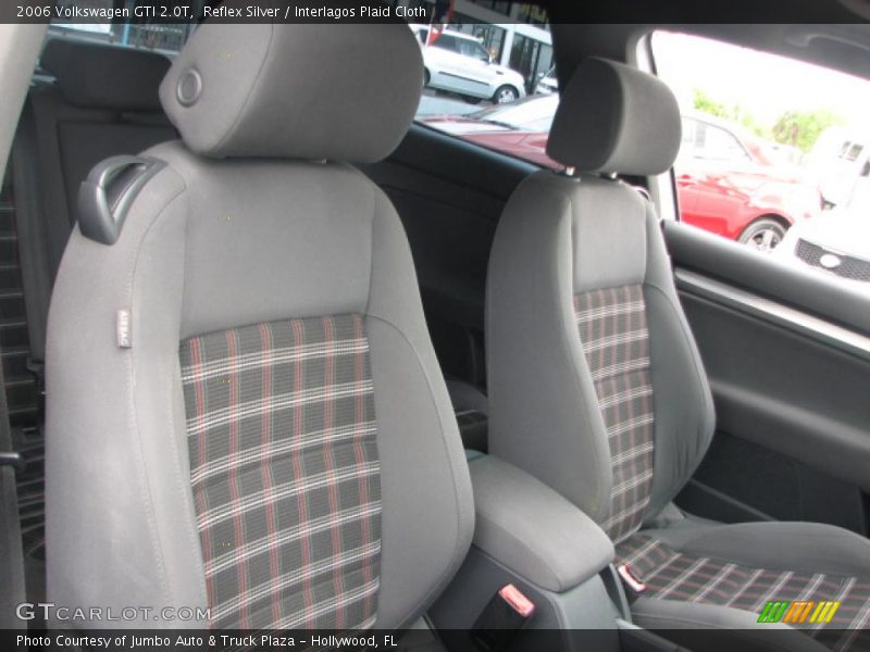  2006 GTI 2.0T Interlagos Plaid Cloth Interior