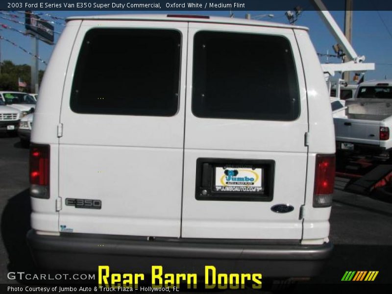 Oxford White / Medium Flint 2003 Ford E Series Van E350 Super Duty Commercial