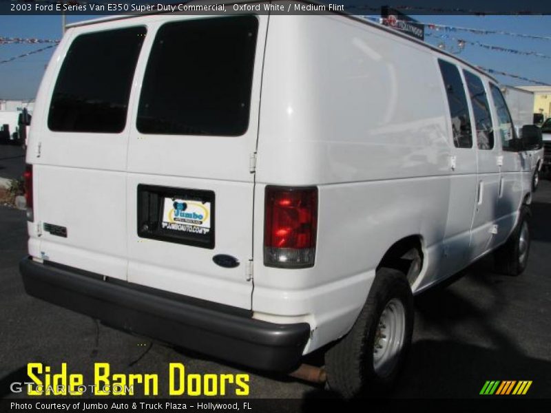 Oxford White / Medium Flint 2003 Ford E Series Van E350 Super Duty Commercial