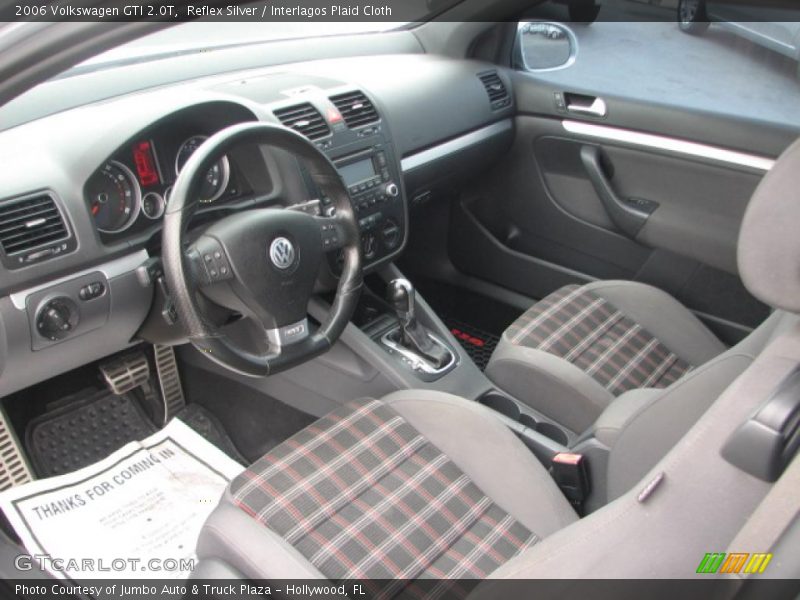  2006 GTI 2.0T Interlagos Plaid Cloth Interior