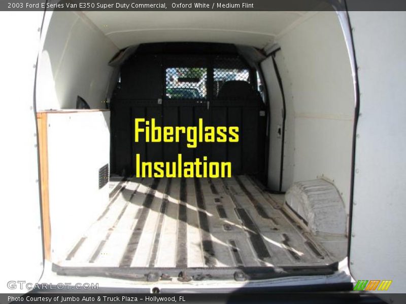 Oxford White / Medium Flint 2003 Ford E Series Van E350 Super Duty Commercial