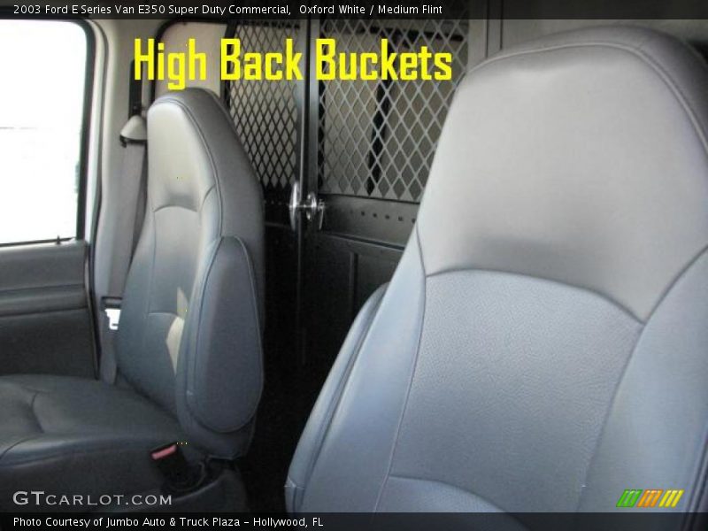 Oxford White / Medium Flint 2003 Ford E Series Van E350 Super Duty Commercial