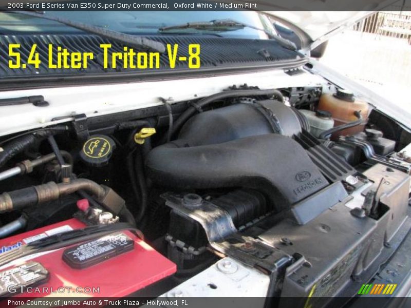 Oxford White / Medium Flint 2003 Ford E Series Van E350 Super Duty Commercial