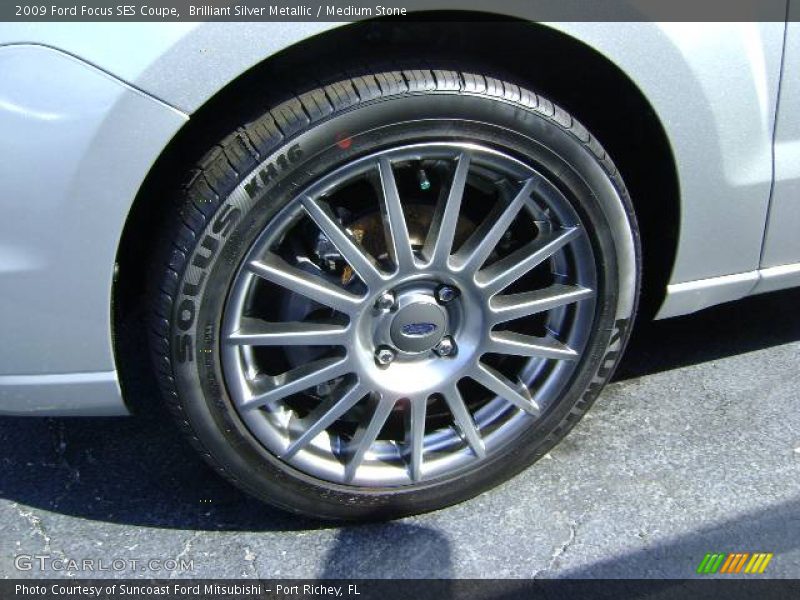 Brilliant Silver Metallic / Medium Stone 2009 Ford Focus SES Coupe