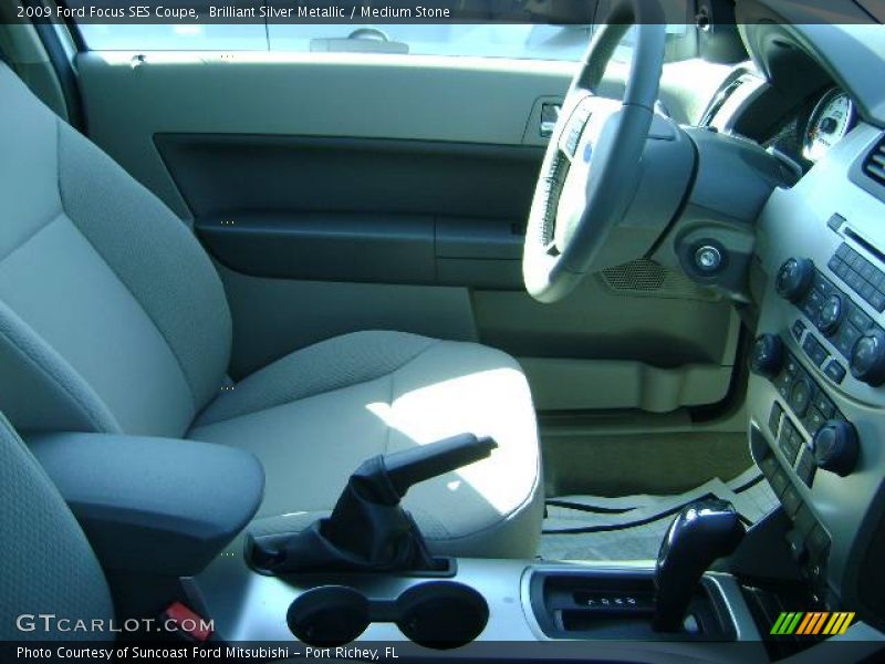 Brilliant Silver Metallic / Medium Stone 2009 Ford Focus SES Coupe