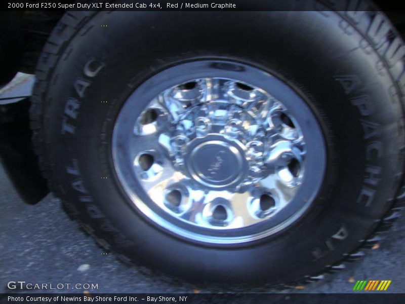 Red / Medium Graphite 2000 Ford F250 Super Duty XLT Extended Cab 4x4