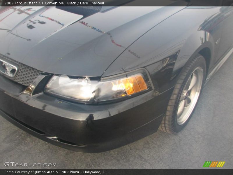 Black / Dark Charcoal 2002 Ford Mustang GT Convertible