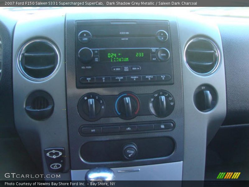 Controls of 2007 F150 Saleen S331 Supercharged SuperCab