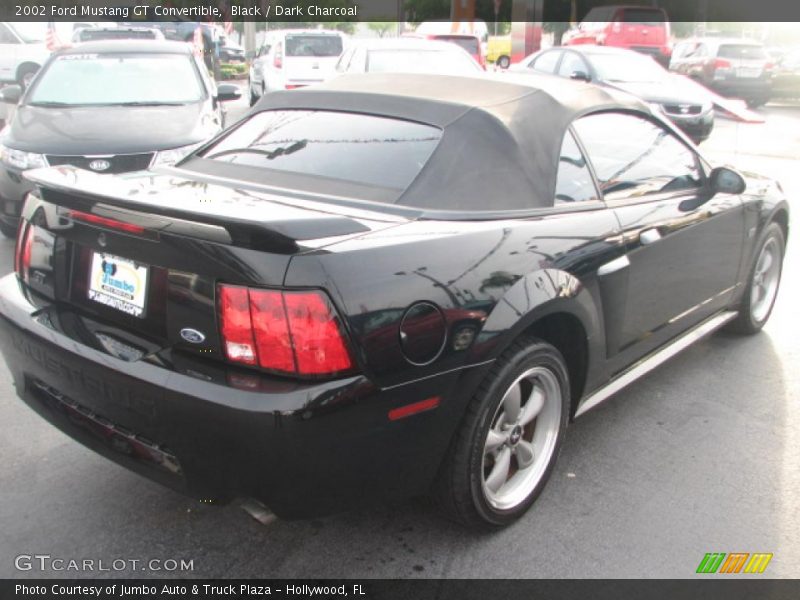 Black / Dark Charcoal 2002 Ford Mustang GT Convertible