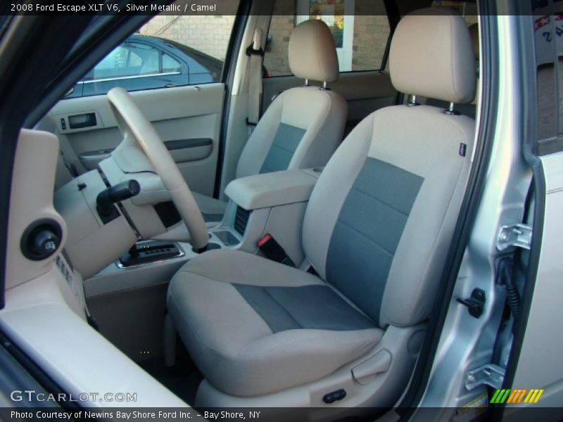 Silver Metallic / Camel 2008 Ford Escape XLT V6