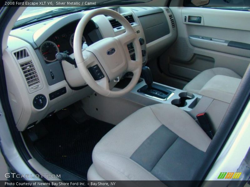 Silver Metallic / Camel 2008 Ford Escape XLT V6