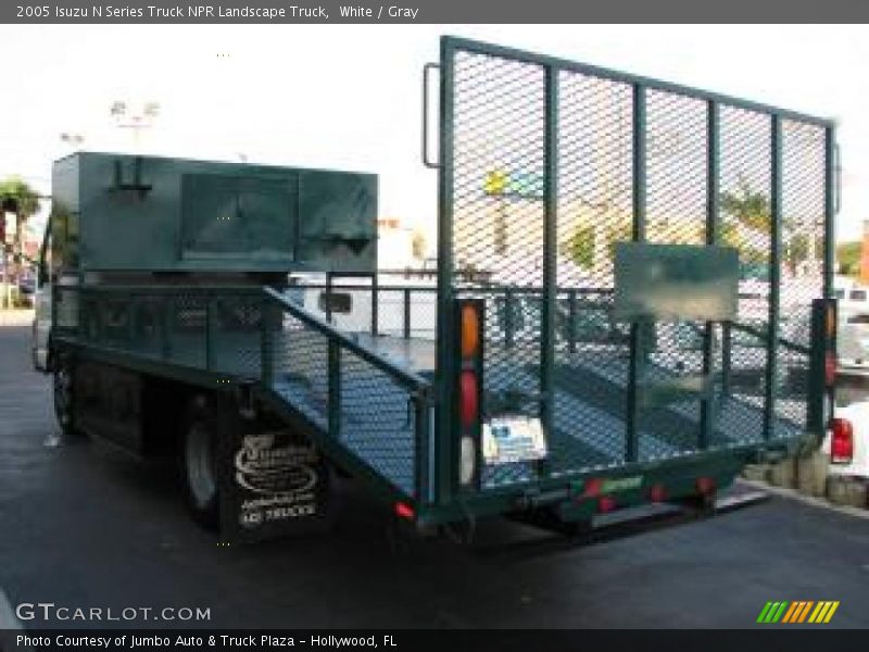 White / Gray 2005 Isuzu N Series Truck NPR Landscape Truck