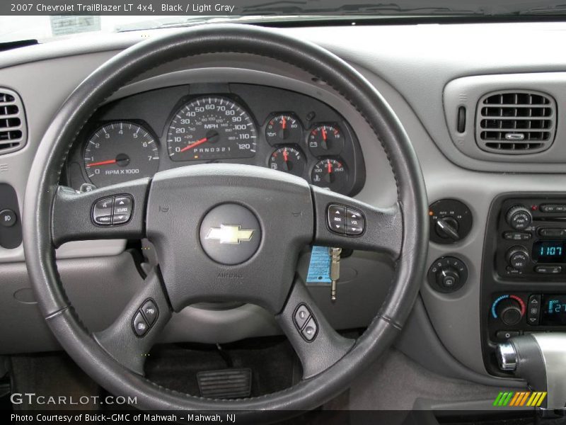 Black / Light Gray 2007 Chevrolet TrailBlazer LT 4x4