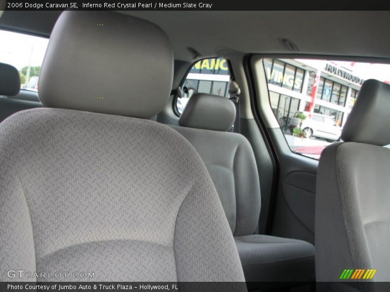 Inferno Red Crystal Pearl / Medium Slate Gray 2006 Dodge Caravan SE