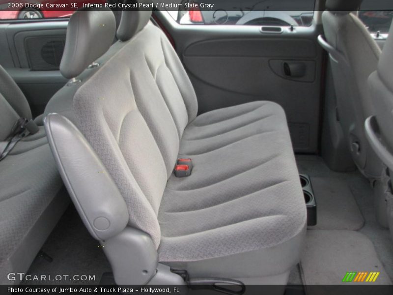 Inferno Red Crystal Pearl / Medium Slate Gray 2006 Dodge Caravan SE