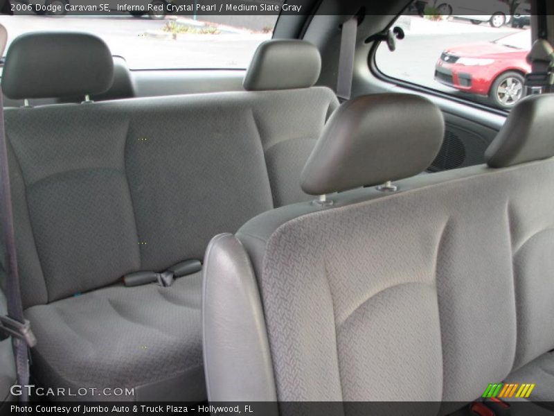 Inferno Red Crystal Pearl / Medium Slate Gray 2006 Dodge Caravan SE