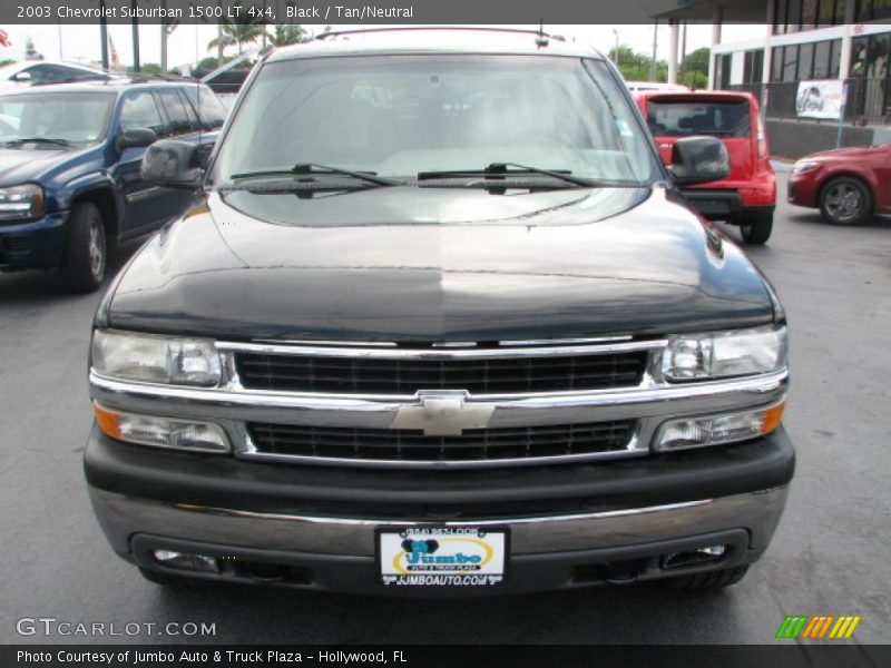 Black / Tan/Neutral 2003 Chevrolet Suburban 1500 LT 4x4