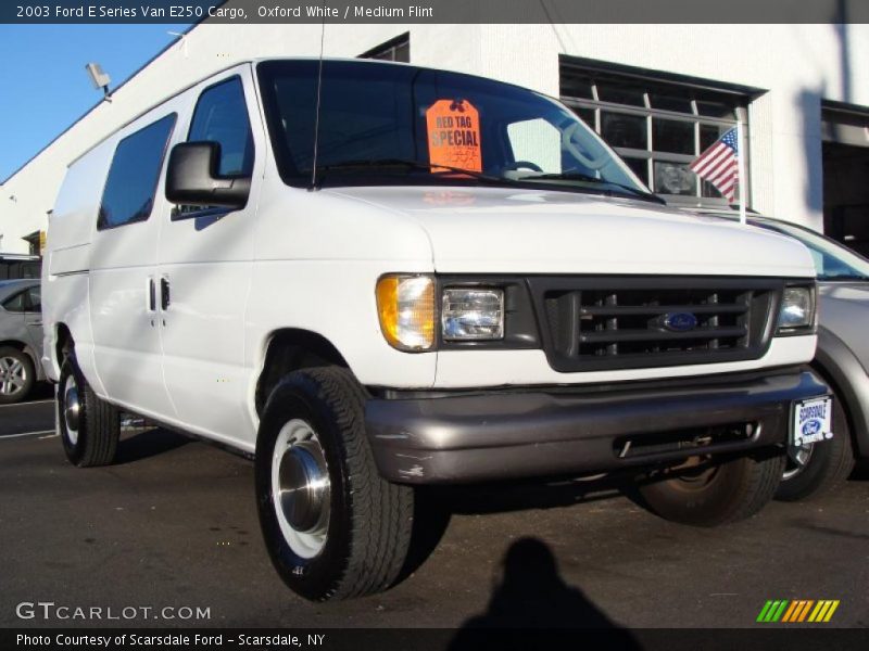  2003 E Series Van E250 Cargo Oxford White