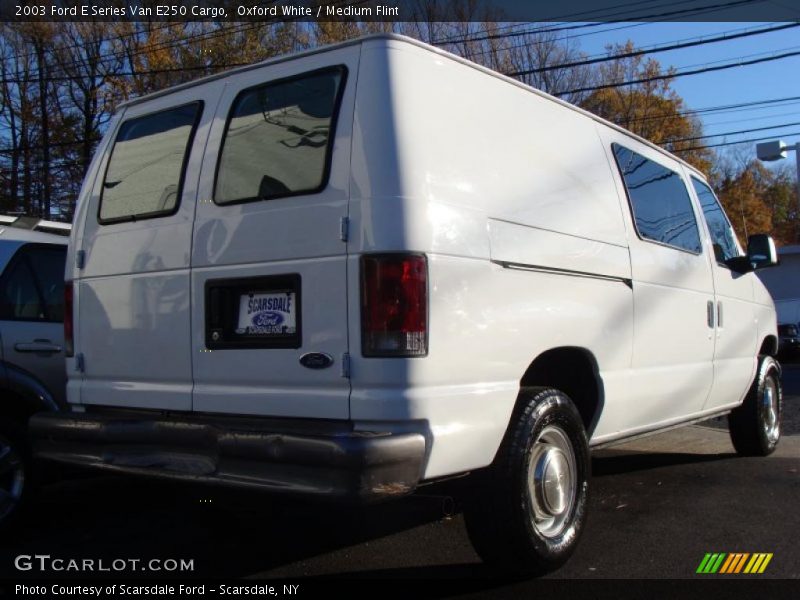 Oxford White / Medium Flint 2003 Ford E Series Van E250 Cargo