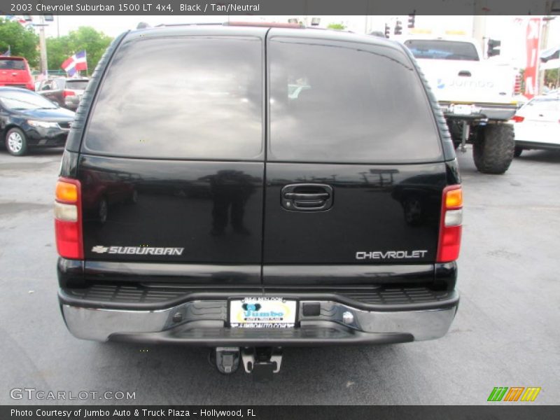 Black / Tan/Neutral 2003 Chevrolet Suburban 1500 LT 4x4