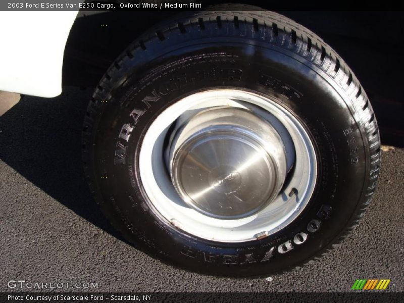 Oxford White / Medium Flint 2003 Ford E Series Van E250 Cargo
