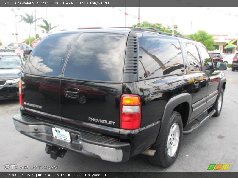 Black / Tan/Neutral 2003 Chevrolet Suburban 1500 LT 4x4