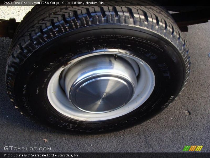 Oxford White / Medium Flint 2003 Ford E Series Van E250 Cargo