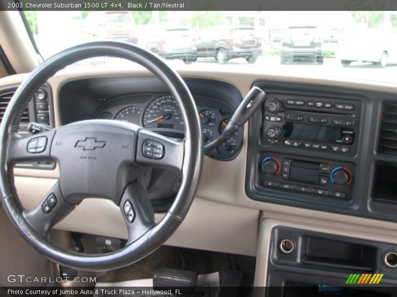 Black / Tan/Neutral 2003 Chevrolet Suburban 1500 LT 4x4