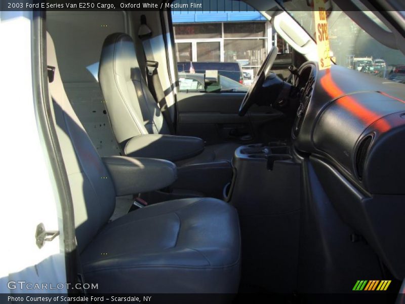 Oxford White / Medium Flint 2003 Ford E Series Van E250 Cargo
