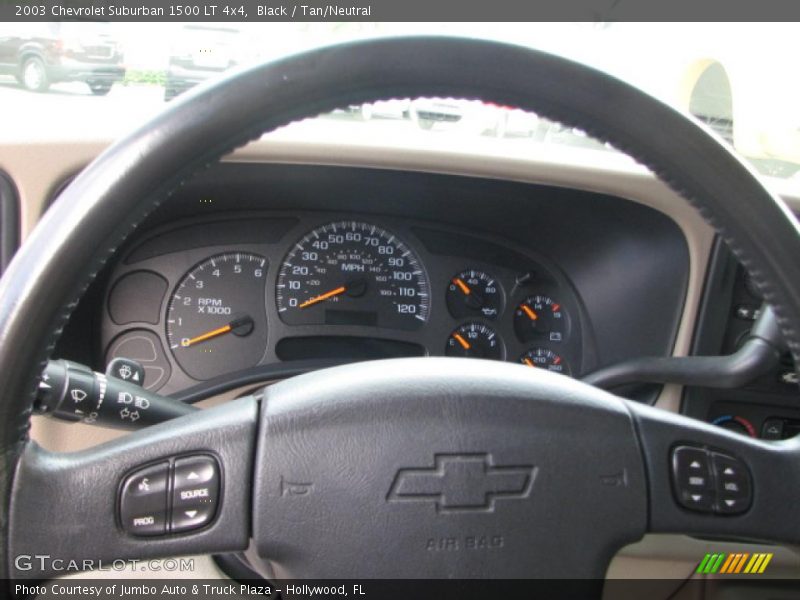 Black / Tan/Neutral 2003 Chevrolet Suburban 1500 LT 4x4
