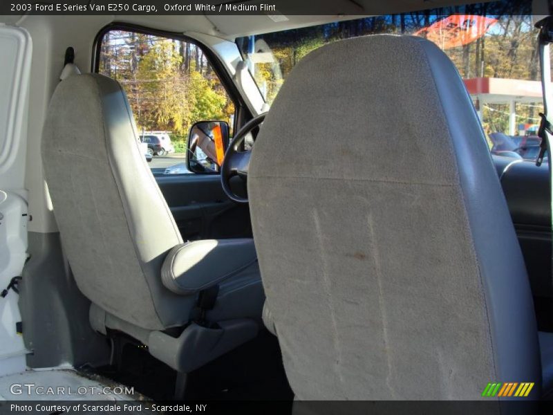 Oxford White / Medium Flint 2003 Ford E Series Van E250 Cargo