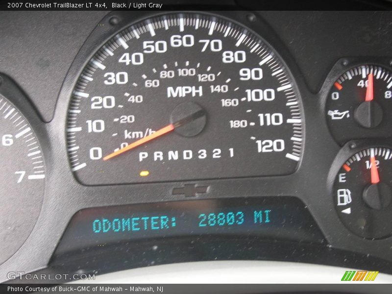 Black / Light Gray 2007 Chevrolet TrailBlazer LT 4x4